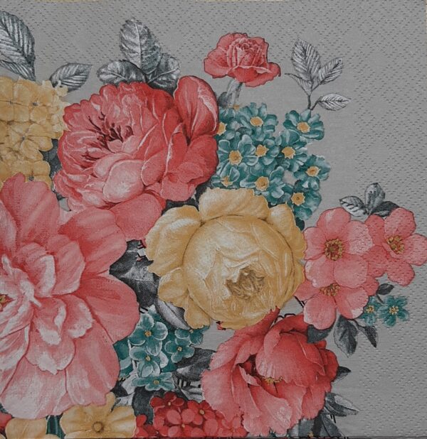 BUNCH OF FLOWERS WITH MANDALA - RAMO DE FLORES CON MANDALA