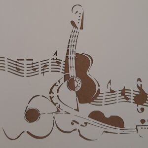 STENCIL GUITARRA